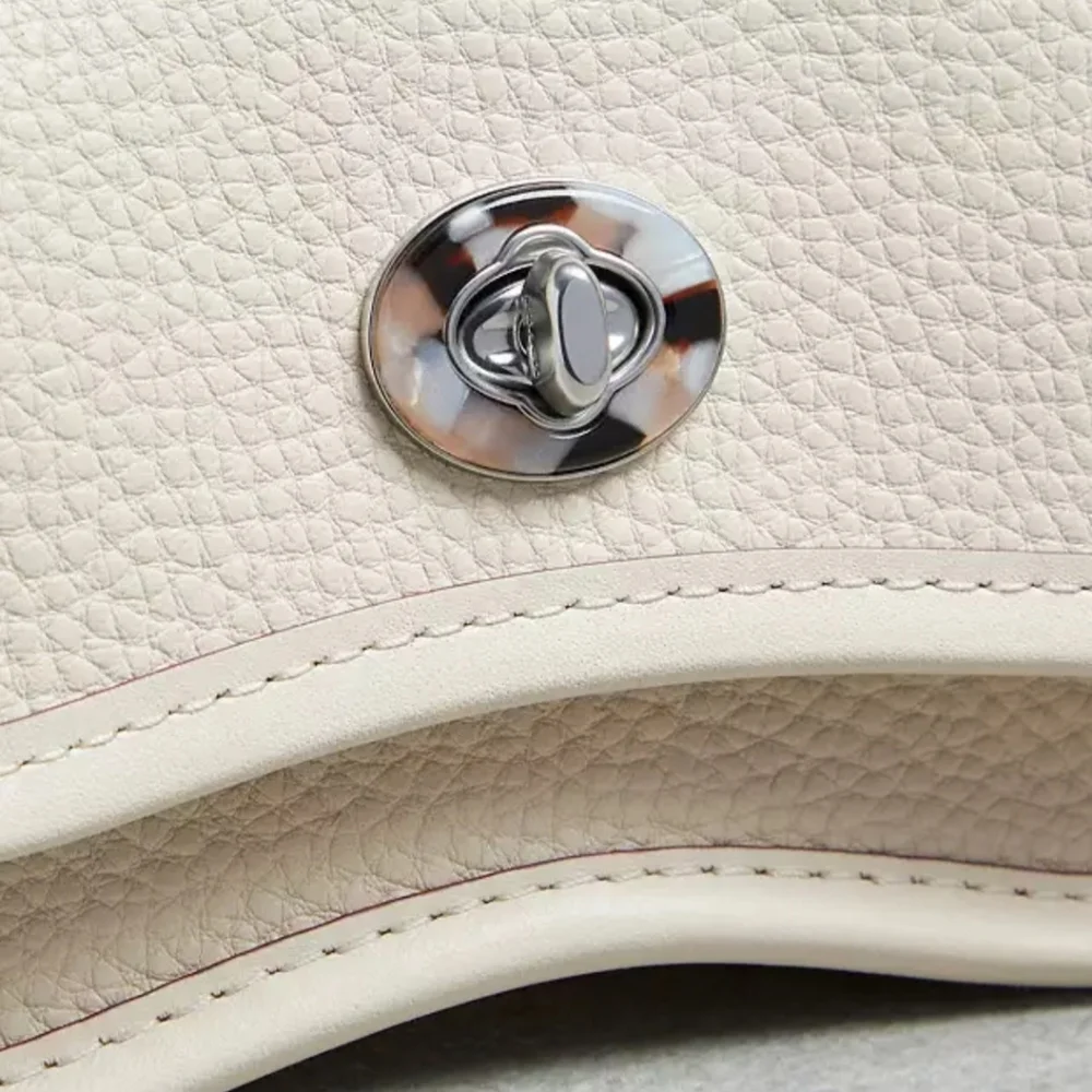 SOLD Coachtopia Cream Leather Mini Wavy Dinky Handbag by Coach - Picture 7 of 16